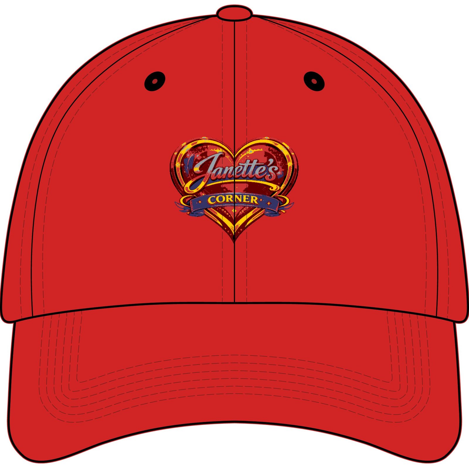 Janette's Corner Youth Baseball Cap (Embroidery) - Image 5